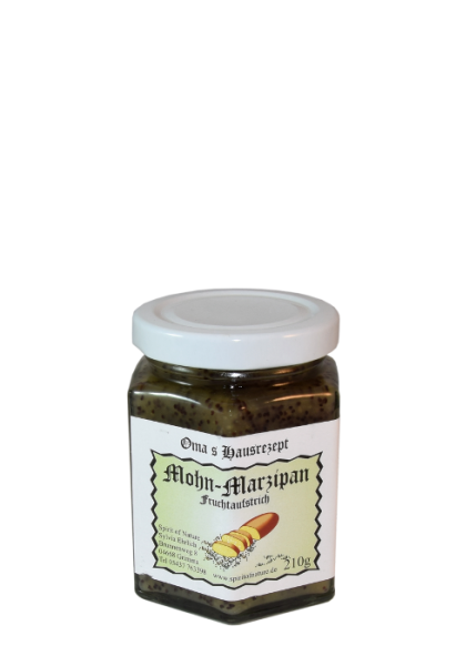 Mohn Marzipan Fruchtaufstrich