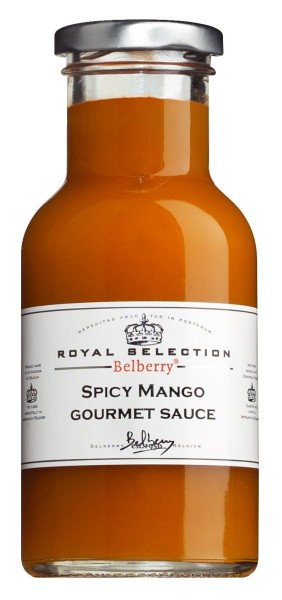 Belberry Spicy Mango Gourmet Sauce - Pikante Gourmet Sauce aus Mango und Gewürzen