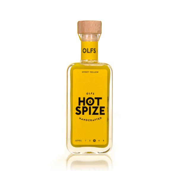 Olfs Hot Spize Sweet Yellow Chilisauce