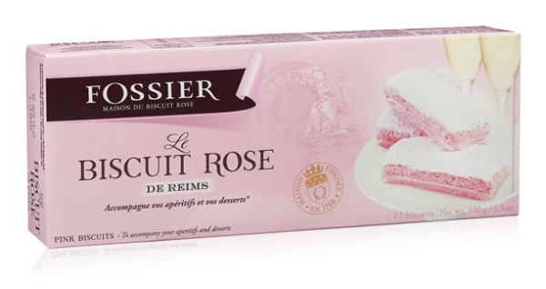 Fossier Le Biscuit de Rose de Reims - rosa Süßgebäck