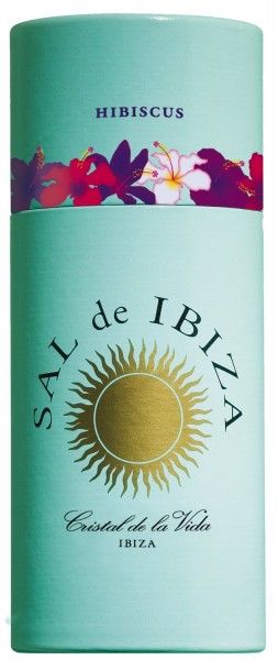 Sal de Ibiza Granito con Hibiscus im Dekostreuer