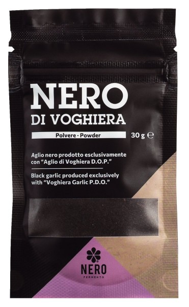 NeroFermento Nero di Voghiera-Powder - Pulver von Schwarzem Knoblauch