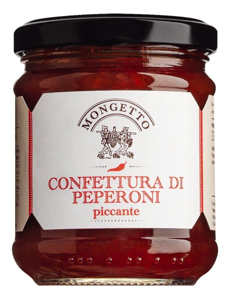 Mongetto Confettura di peperoni piccante - Paprikakonfitüre mit Chili