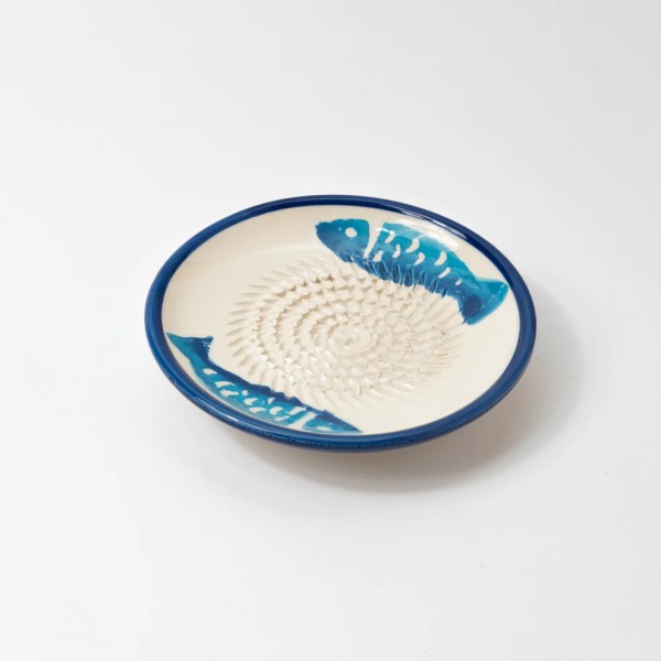 Tierra Cocida Keramik-Reibeplatte Knoblauchreibe Tuna klein (12,5cm)