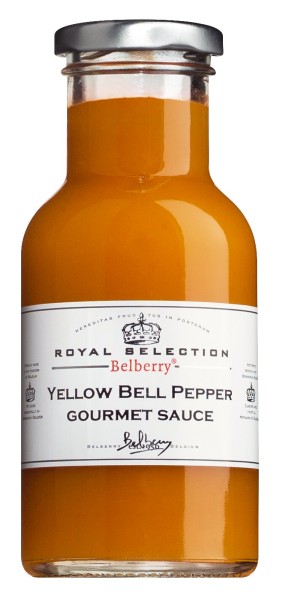 Belberry Yellow Bell Pepper Gourmet Sauce - Pikante Gourmet Sauce aus gelber Paprika