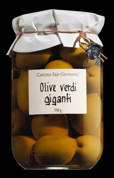 Cascina San Giovanni Olive verdi giganti - grüne Riesenoliven