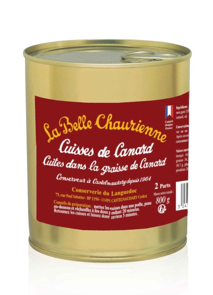 La Belle Chaurienne Cuisses de Canard - Entenschenkel in Entenfett