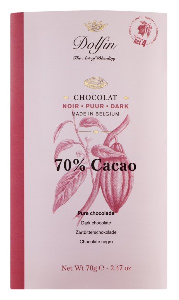 Dolfin Zartbitterschokolade 70%