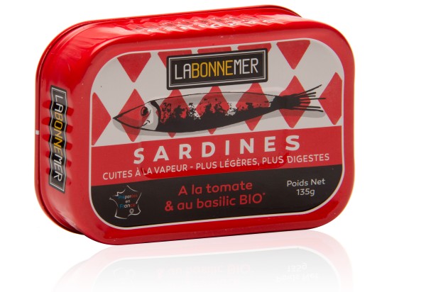 La Bonne Mer Sardinen mit Tomaten und Basilikum