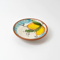 Tierra Cocida Keramik-Reibeplatte Knoblauchreibe Lemon klein (12,5cm)