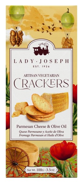 Lady Joseph Cracker mit Parmesan und Olivenöl