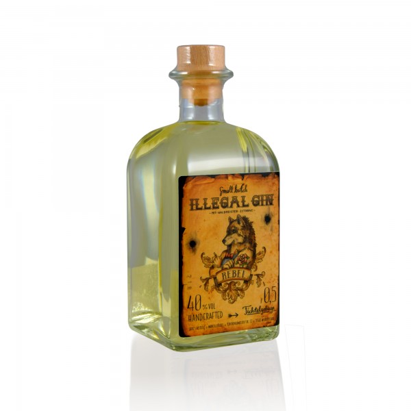 Sack´s Destille Illegal Gin Rebel mit Waldmeister