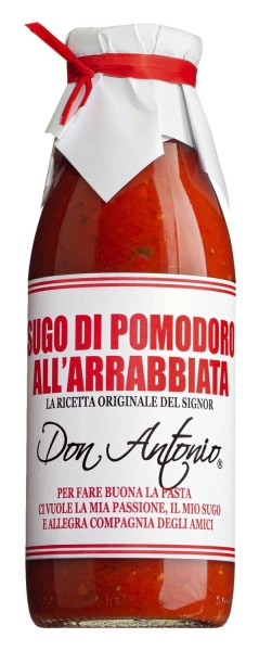 Don Antonio Sugo all’arrabbiata - scharfe Tomatensauce mit Chili