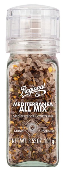 Regional Co. Gewürzsalz Mediterran in der Mühle