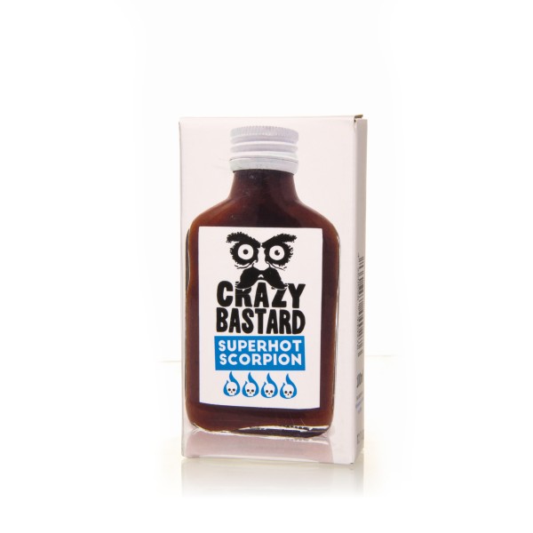 Crazy Bastard Hot Sauce - Superhot Scorpion Chilisauce