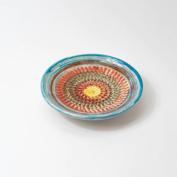 Tierra Cocida Keramik-Reibeplatte Knoblauchreibe Sol klein (12,5cm)
