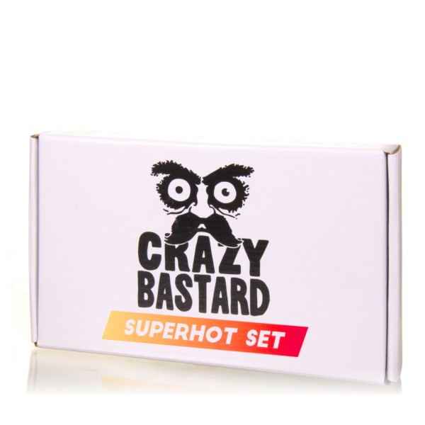 Crazy Bastard Hot Sauce 3er Set Superhot Chilisaucen