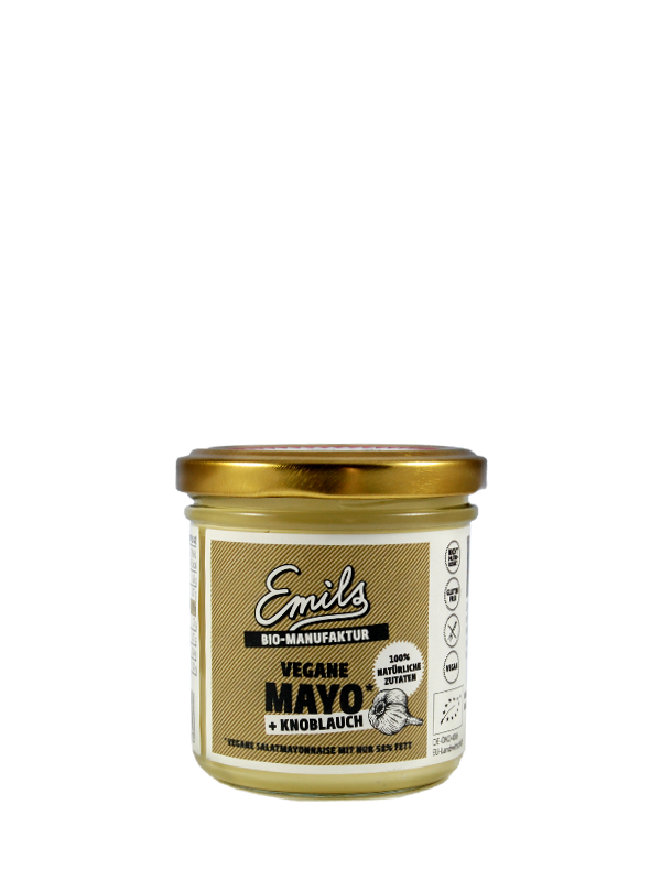 Vegane Mayo mit Knoblauch