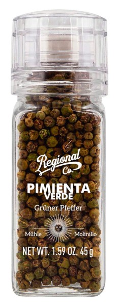 Regional Co. Pimienta Verde - Grüner Pfeffer in der Mühle