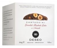 Deseo Cantuccini mit Haselnuss und dunkler Schokolade